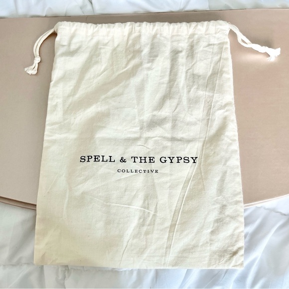 Spell & The Gypsy Collective Organic Reusable Drawstring Cloth Dust Bag - Picture 1 of 6
